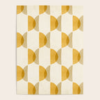 Shape Study in Gold / Geometric Pattern Poster Gallery Image 4