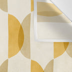 Shape Study in Gold / Geometric Pattern Wall Tapestry Gallery Image 3