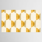 Shape Study in Gold / Geometric Pattern Tablecloth Gallery Image 2