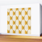 Shape Study in Gold / Geometric Pattern Wall Mural Gallery Image 2