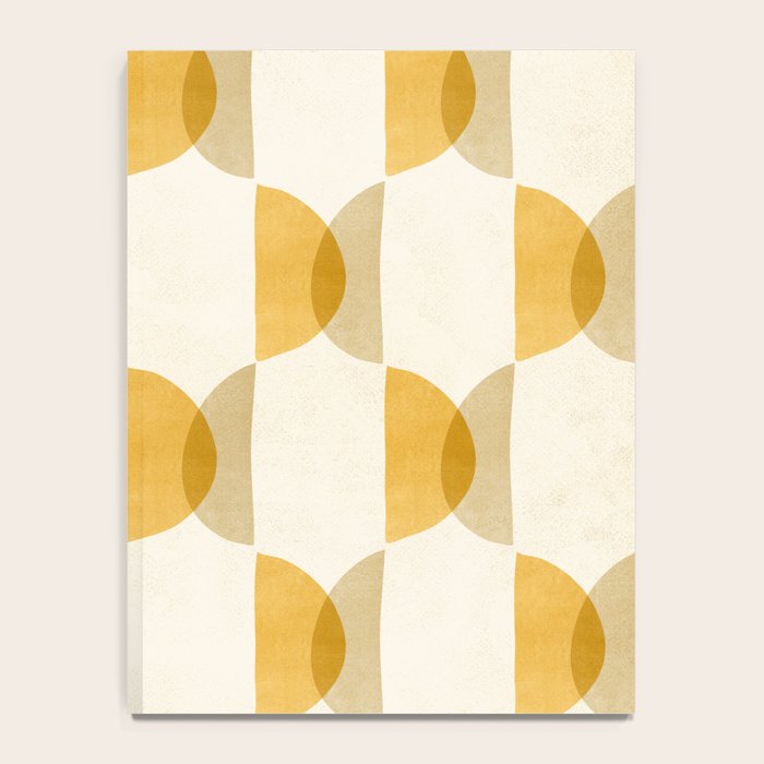 Shape Study in Gold / Geometric Pattern Notebook Gallery Image 4