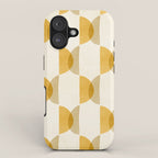 Shape Study in Gold / Geometric Pattern iPhone Case Gallery Image 1