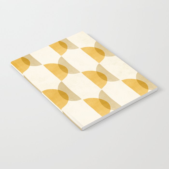 Shape Study in Gold / Geometric Pattern Notebook Gallery Image 2