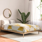 Shape Study in Gold / Geometric Pattern Comforter Gallery Image 2