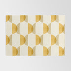 Shape Study in Gold / Geometric Pattern Rug Gallery Image 2