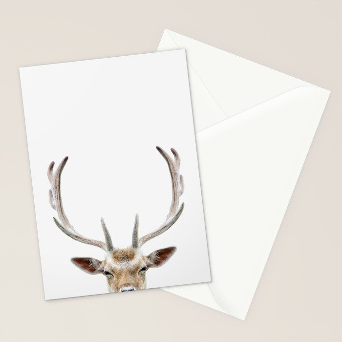 Deer Head Stationery Card Gallery Image 2