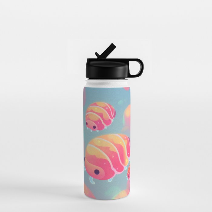 Cloud isopod - sunset Water Bottle Gallery Image 1