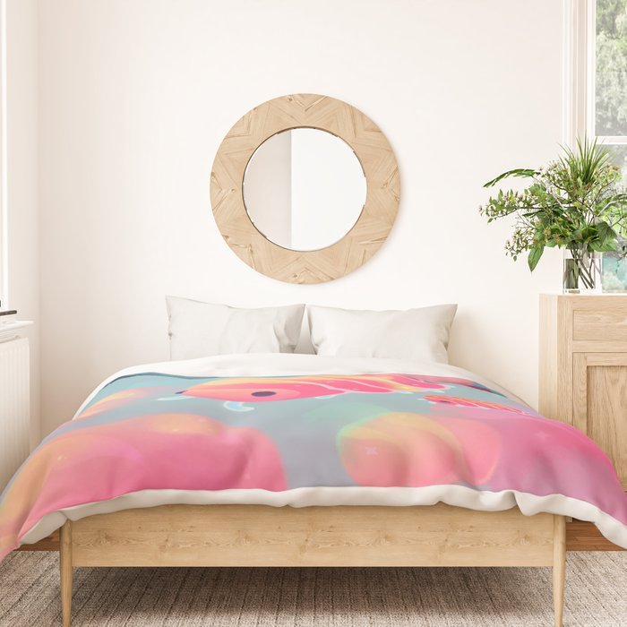 Cloud isopod - sunset Duvet Cover Gallery Image 3