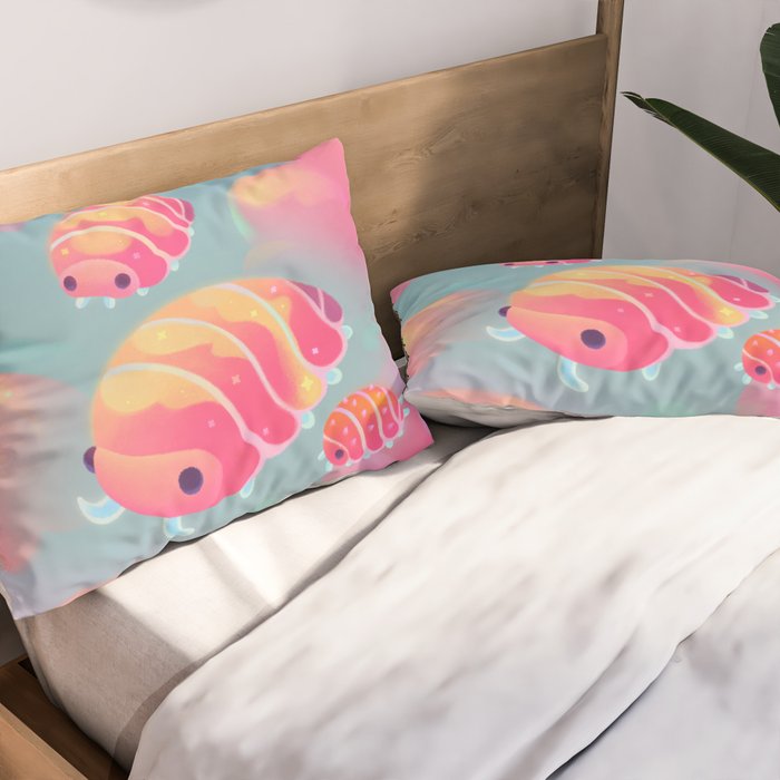 Cloud isopod - sunset Pillow Sham Gallery Image 2