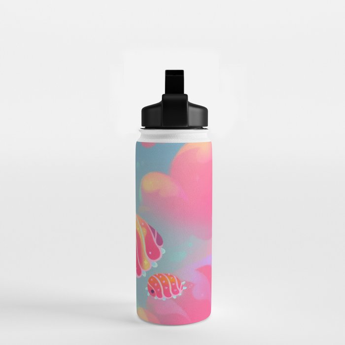 Cloud isopod - sunset Water Bottle Gallery Image 2