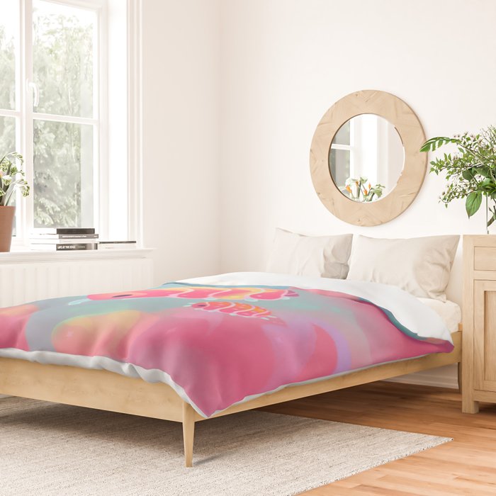 Cloud isopod - sunset Duvet Cover Gallery Image 2