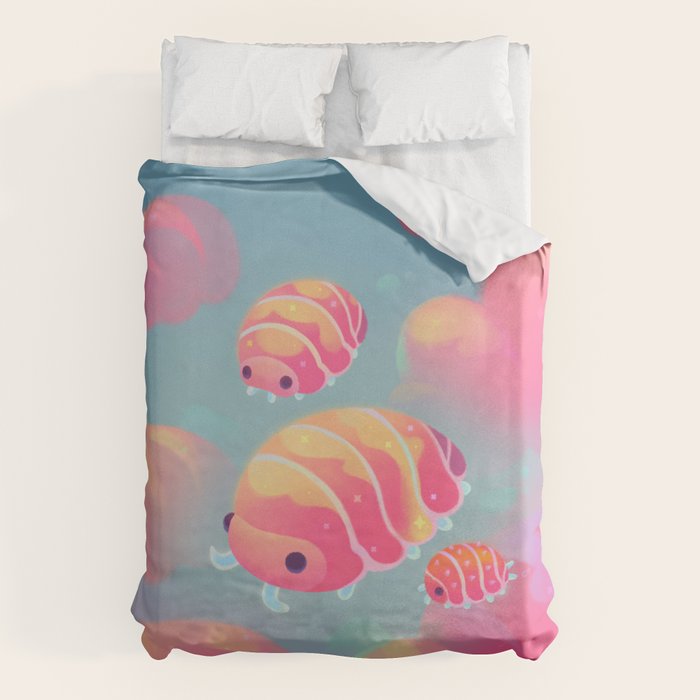Cloud isopod - sunset Duvet Cover Gallery Image 6