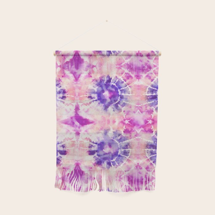 Tie Dye - peachy purple  Wall Hanging Gallery Image 1