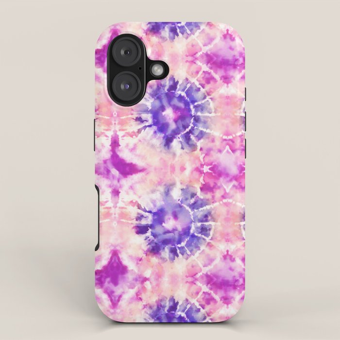 Tie Dye - peachy purple  iPhone Case Gallery Image 1