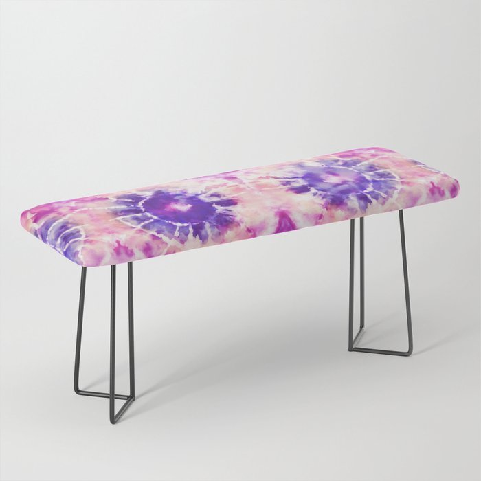 Tie Dye - peachy purple  Bench Gallery Image 1