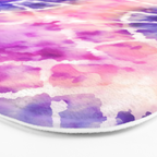 Tie Dye - peachy purple  Bath Mat Gallery Image 3