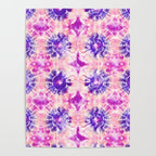 Tie Dye - peachy purple  Poster Gallery Image 4