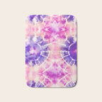 Tie Dye - peachy purple  Bath Mat Gallery Image 1