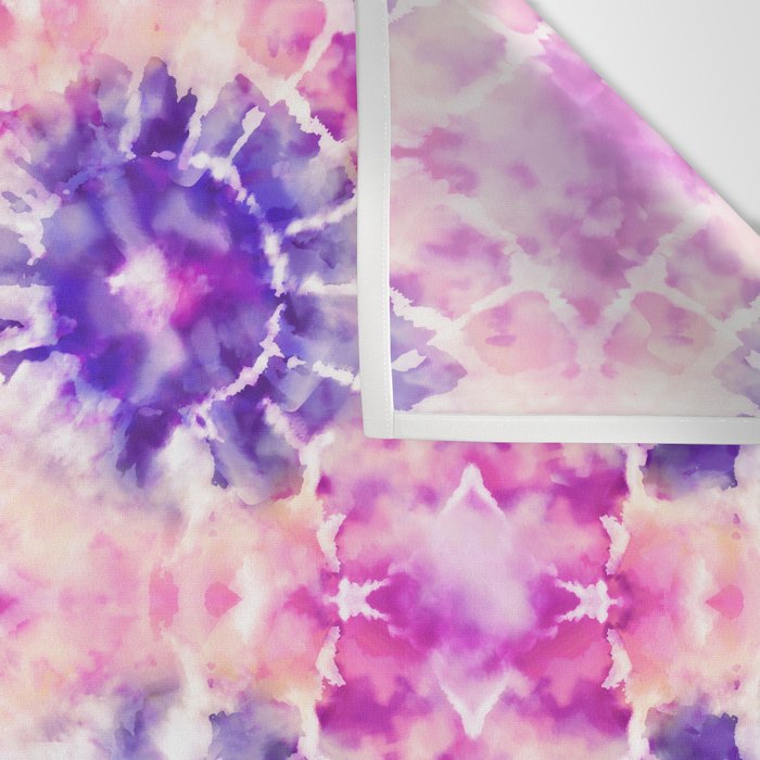 Tie Dye - peachy purple  Wall Tapestry Gallery Image 3