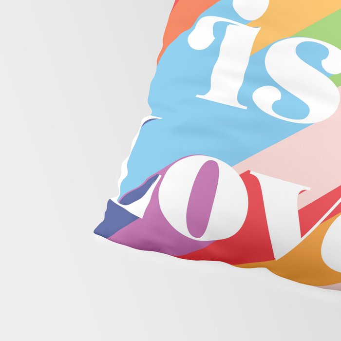 Love is Love Theme Pillow Sham Gallery Image 4