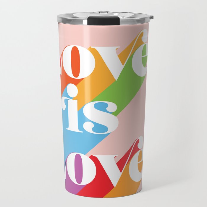 Love is Love Theme Travel Mug Gallery Image 1
