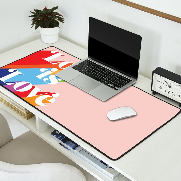 Love is Love Theme Desk Mat Gallery Image 2