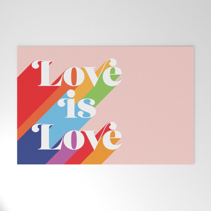 Love is Love Theme Welcome Mat Gallery Image 1