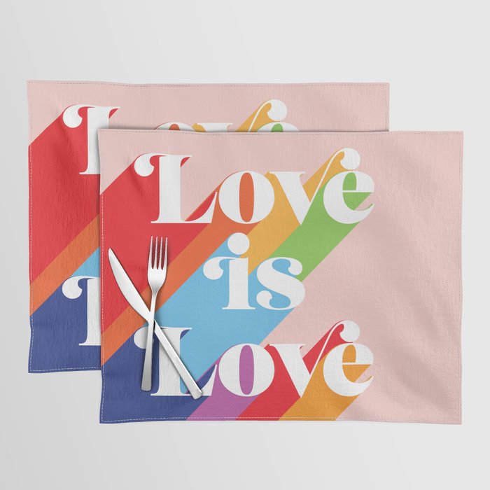 Love is Love Theme Placemat Gallery Image 1