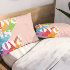 Love is Love Theme Pillow Sham Gallery Image 2