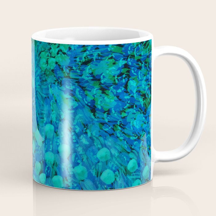 Peacock Watercolor Painting Coffee Mug Gallery Image 1