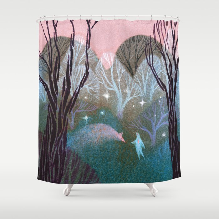 Spirits in the Forest Shower Curtain Gallery Image 1