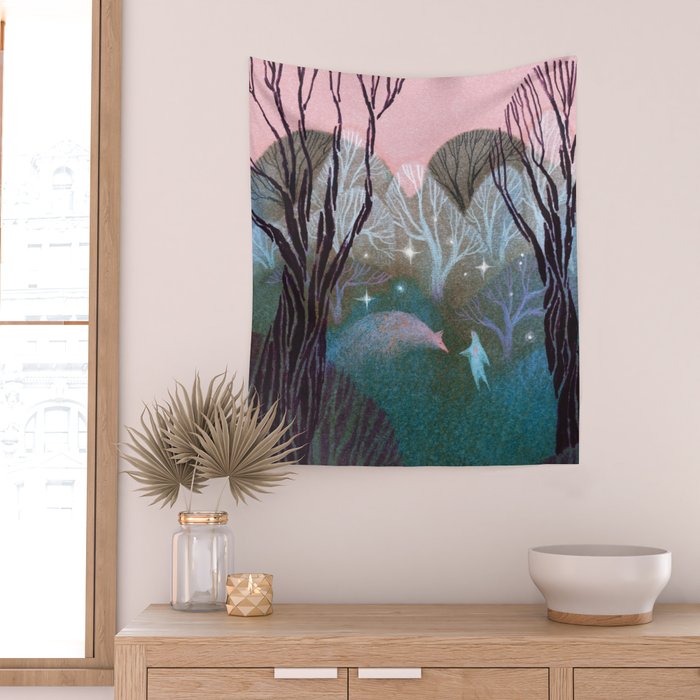 Spirits in the Forest Wall Tapestry Gallery Image 2