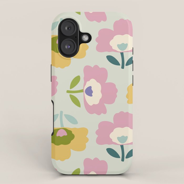 Scandinavian Floral  iPhone Case Gallery Image 1