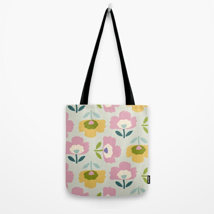Scandinavian Floral  Tote Bag Gallery Image 2