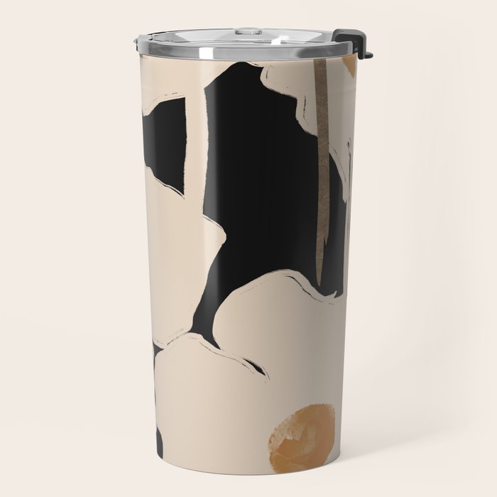 Abstract Flowers 2 Travel Mug Gallery Image 2