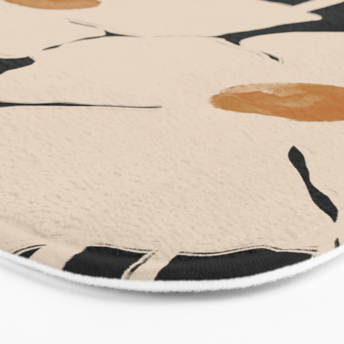 Abstract Flowers 2 Bath Mat Gallery Image 3