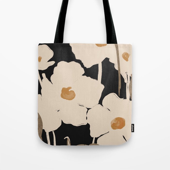 Abstract Flowers 2 Tote Bag Gallery Image 1