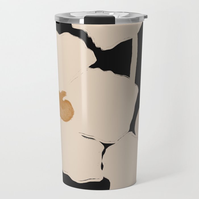 Abstract Flowers 2 Travel Mug Gallery Image 1