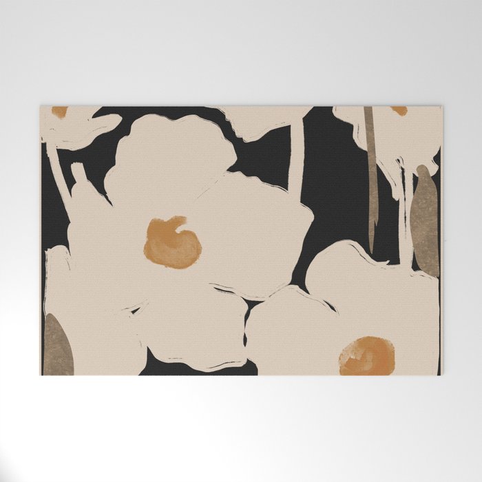 Abstract Flowers 2 Welcome Mat Gallery Image 1