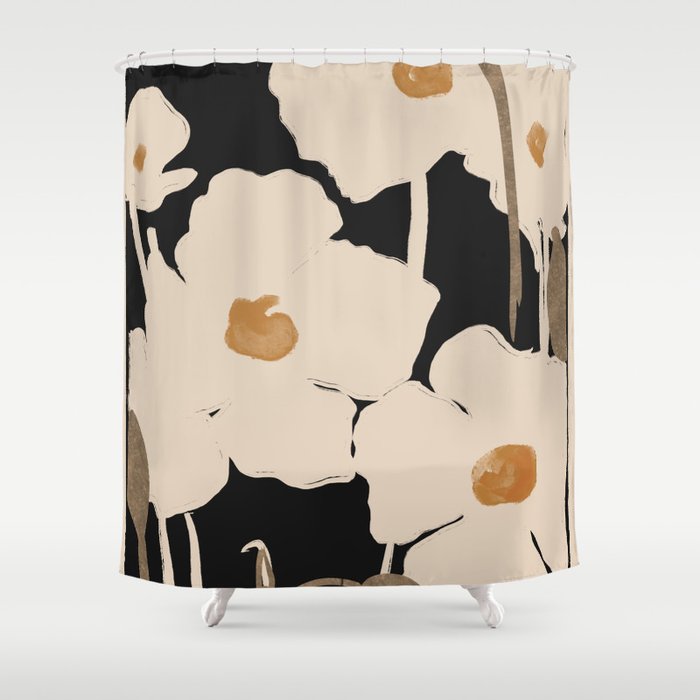Abstract Flowers 2 Shower Curtain Gallery Image 1