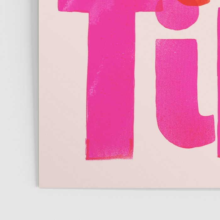 Everything Will Be Fine Typography Poster Gallery Image 3