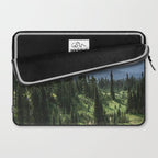Mount Rainier Adventure - Pacific Northwest Mountain Forest Wanderlust Laptop Sleeve Gallery Image 2