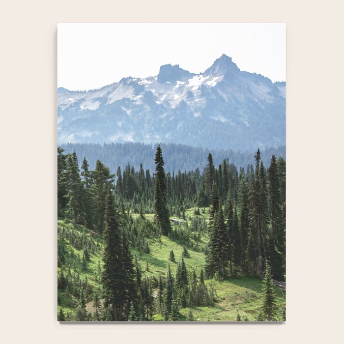 Mount Rainier Adventure - Pacific Northwest Mountain Forest Wanderlust Notebook Gallery Image 4