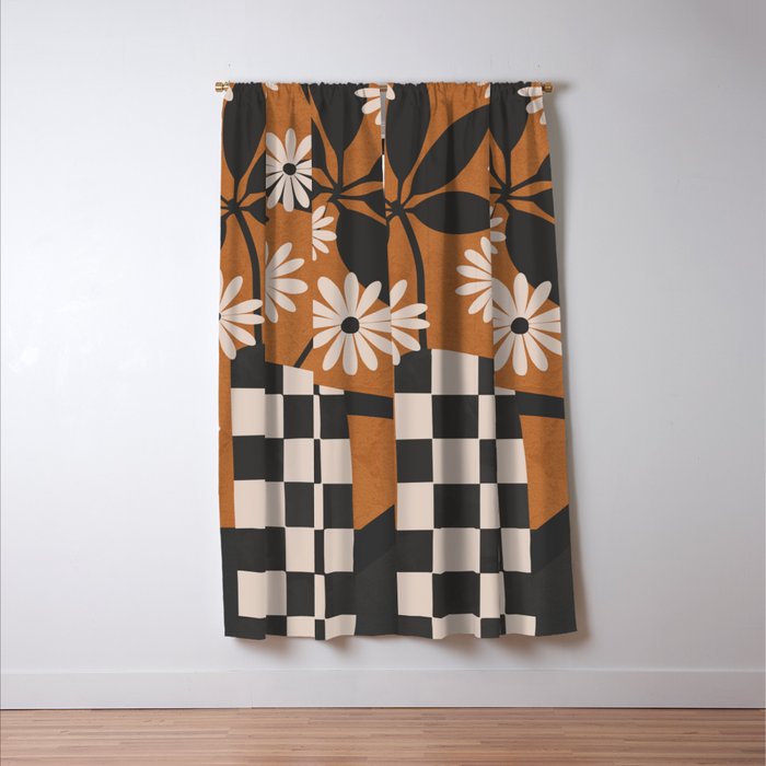 Daisy Daydreams 4 Window Curtain Gallery Image 3