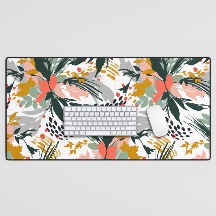 Botanical brush strokes I Desk Mat Gallery Image 1