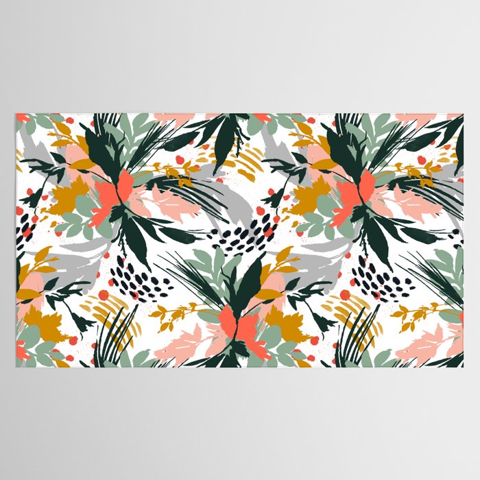 Botanical brush strokes I Tablecloth Gallery Image 2