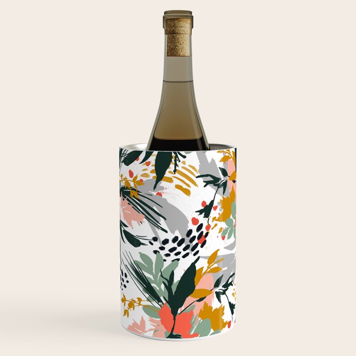Botanical brush strokes I Wine Chiller Gallery Image 1