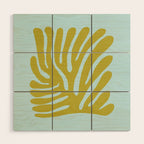 Earls Green & Onahau: Matisse Paper Cutouts 11 Wood Wall Art Gallery Image 1