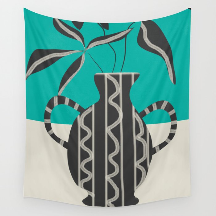 Minimalist Flora 7 Wall Tapestry Gallery Image 4