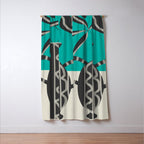 Minimalist Flora 7 Window Curtain Gallery Image 3